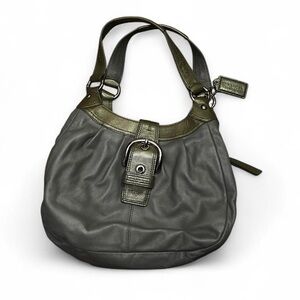 Grey coach purse